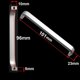 thumbnail image 2 of Mini tiradores de puertas YONGSHENG de aluminio 10 Uds 96mm, 2 of 5