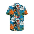 thumbnail image 4 of Chiccall Mens Hawaiian Summer Shirts Plus Size Tropical Beach Graphic Shirt Big Short Sleeve Printed Tops for Men, 4 of 5