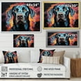 thumbnail image 4 of Designart "Graceful Great Dane" Animals Dog Floater Framed Canvas Prints, 4 of 5