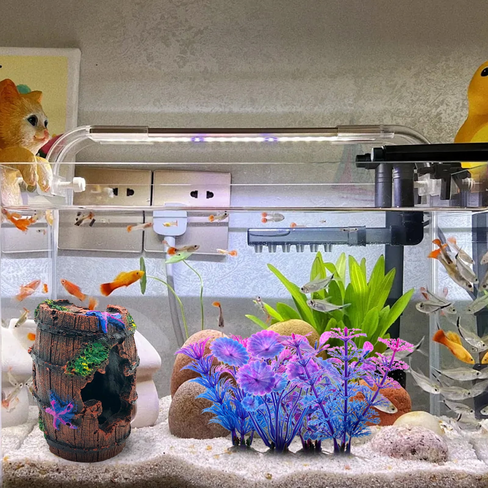 WORKKNOT Fish Tank Decoration, Betta Fish Tank India | Ubuy
