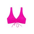 Women's Bikini Tops Straps Plain Sleeveless Sexy Hot Pink L (8/10