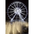 thumbnail image 2 of Posterazzi DPI1873261LARGE Middlesbrough, North Yorkshire, England - A Ferris Wheel & Fountains Illuminated At Night Poster Print, 24 x 36 - Large, 2 of 4