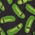 thumbnail image 6 of Rick and Morty by Coco Brands Pickle Rick Lounge Pants, Black, Green, 6 of 6