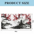 thumbnail image 3 of Red Plum Blossom Fluorescent Light Covers Mountain Water Ink Painting Spring Magnetic Light Filters Ceiling Lighting Panel Shade for Classroom Office Home 2 x 4 ft, 2 Pack, 3 of 9