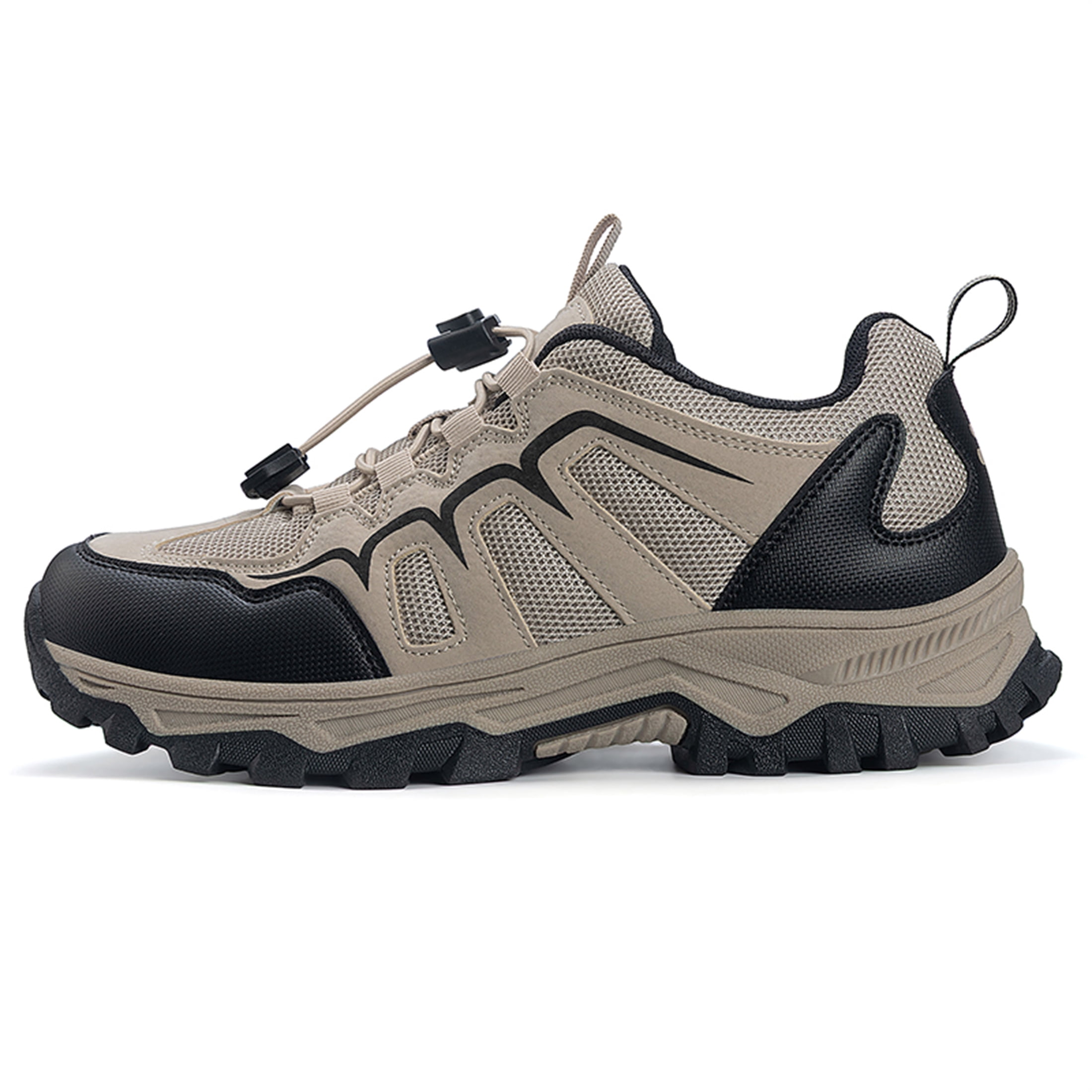 YOURDIARY Mens Womens Low Top Hiking Shoes Breathable Slip Resistant Trekking Trails Outdoor Sneakers