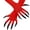 Red, variant on Halloween Claw Gloves with Long Fake Nails for Costume Parties and Stage Performances