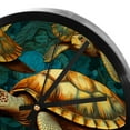 thumbnail image 4 of Sea Turtle 9.8 Inches Wall Clock, Silent Non-Ticking Round Digital Clock, Battery Operated, Easy to Read, Suitable for Bedroom Living Room Kitchen Bathroom Decoration, 4 of 6