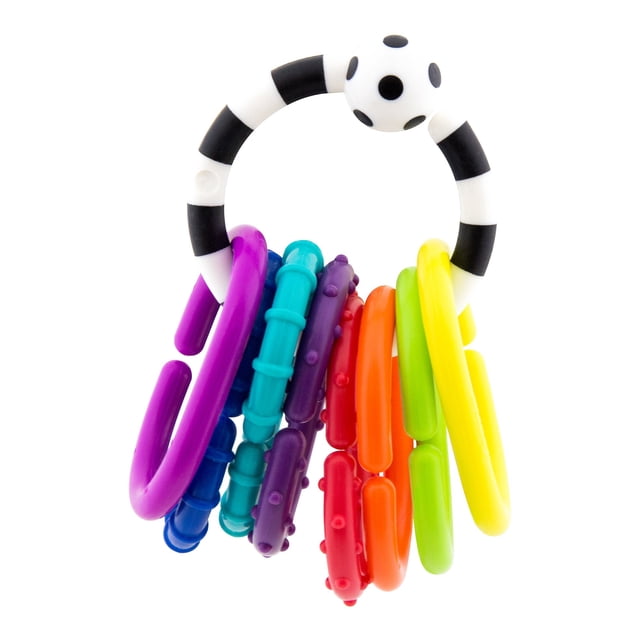 Juego de 9 piezas para cochecito o portabebé Toy Sassy Ring O Links