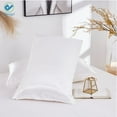 thumbnail image 2 of Deago Silk Pillowcases for Hair and Skin with Envelope Closure Pillow cases Soft Satin Pillow Covers (Standard 20×30inch, Set of 2), 2 of 6