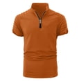 thumbnail image 1 of pstuiky camisetas para hombre, Camisa tipo cárdigan de manga corta con botones y solapa de color liso para hombre, estilo verano, a la moda, con bolsillo ropa de hombre s, 1 of 4