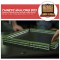 thumbnail image 4 of TABLZONE Retro Style Mahjong Tiles Box Wooden Red for Grocery Store Use 1Set, 4 of 5