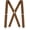 Camel, variant on Suspenders for Men - 48" Elastic Adjustable Straps 1 1/4" - X Back