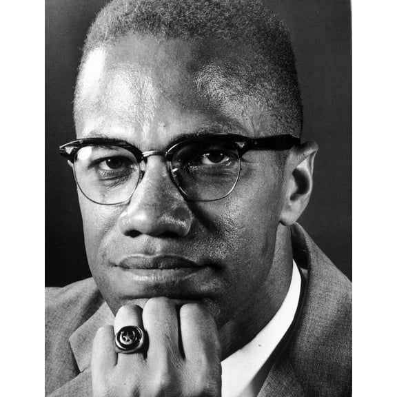 Close up Malcolm X Photo Print (8 x 10)