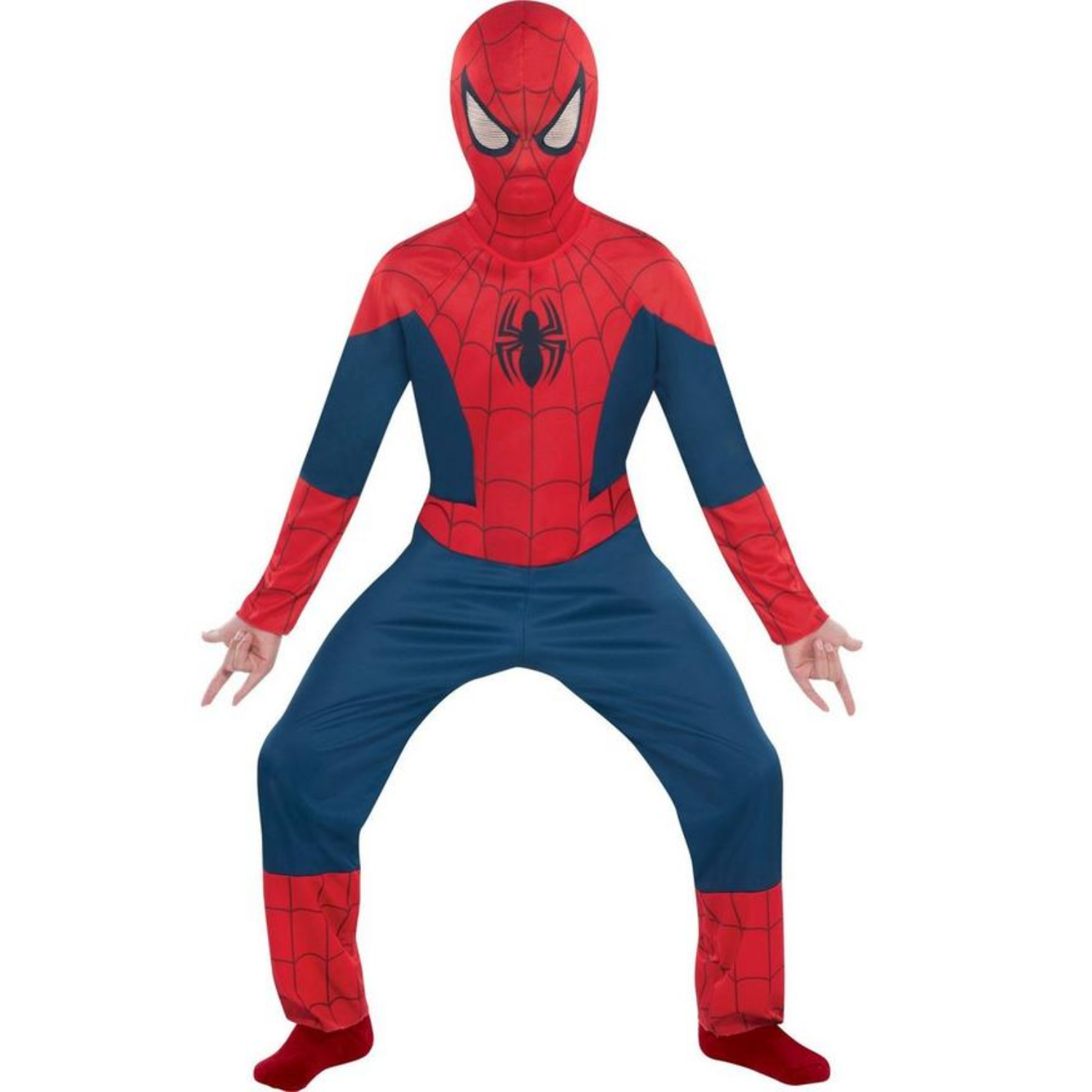 Classic SpiderMan Costume Superhero for Kids Boys Toddlers Includes