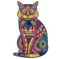 thumbnail image 2 of Wooden Puzzle Unique Shape Pieces Animal Gift For Adults And Kids 200 Pieces, 2 of 9