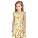 thumbnail image 1 of Balery Banana Camisón de princesa para niñas, pijama de algodón con mangas abullonadas, suave y bonito.-Large, 1 of 6