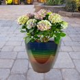 thumbnail image 5 of Misco Home and Garden Rainbow Glazed Planter 13 inches, 5 of 5
