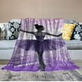 thumbnail image 2 of COMIO  Dance Gifts for Girls Teen, Dance Recital Gifts for Girls, Dancer Gifts for Girls Teens Women, Birthday Gifts for Dancers Ballet Dancer Dance Teacher Dance Team, Dance Blanket Throws, 2 of 6