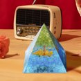 thumbnail image 3 of Wadada Orgone Pyramid Tree of Life, Orgonite Money Healing Crystals Pyramid for Positive Energy with Tiger's Eye Stones and Luck Crystal That Promotes Wealth, Prosperity and attracts Success, 3 of 5