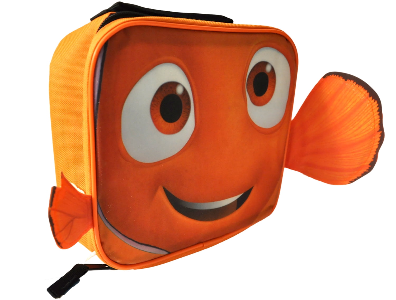 Disney Pixar Finding Nemo Insulated Lunch Box Bag with Fins Orange