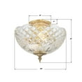 thumbnail image 5 of Crystorama Lighting - 2 Light Flush Mount In Traditional Style-8 Inches Tall and, 5 of 8