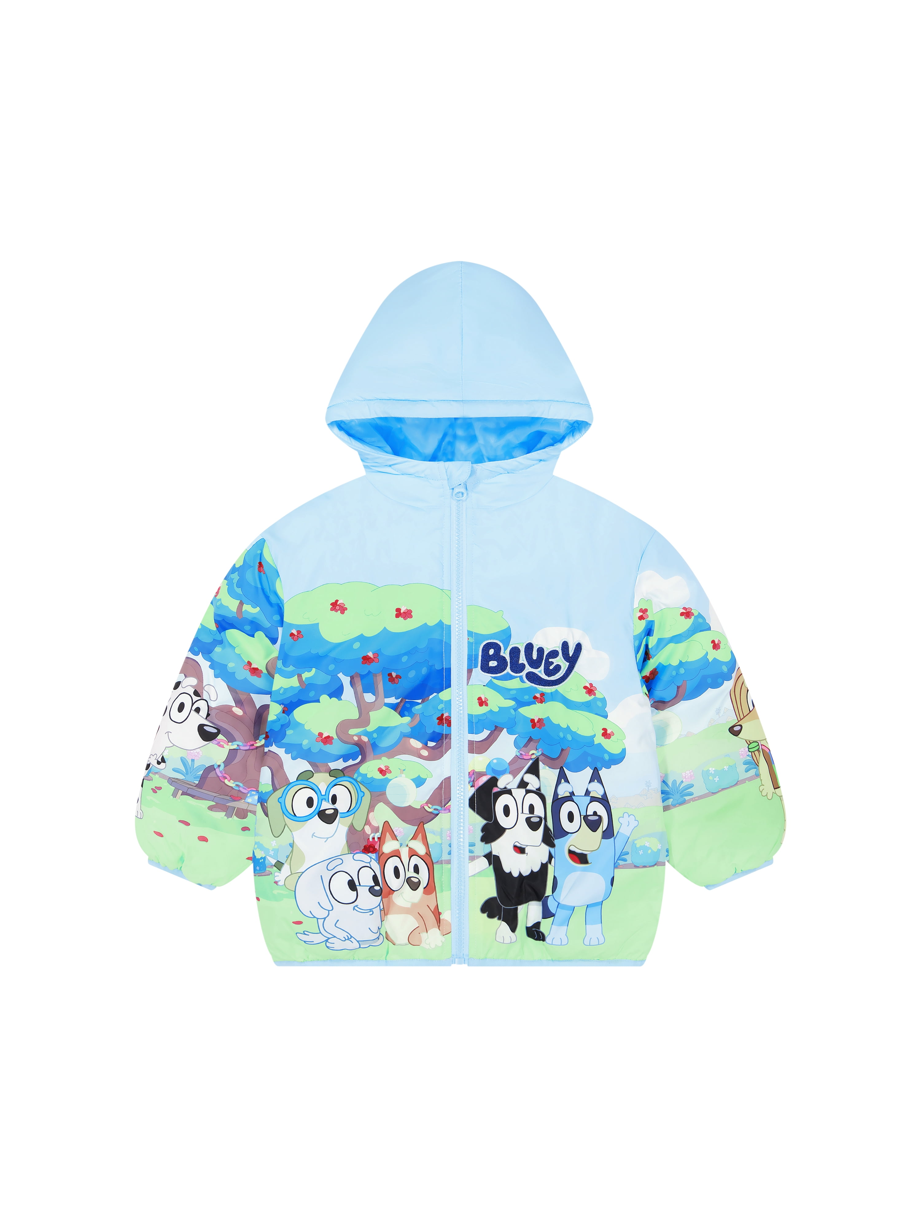 Bluey Toddler Boy Puffer Jacket, Sizes 12 Months-5T