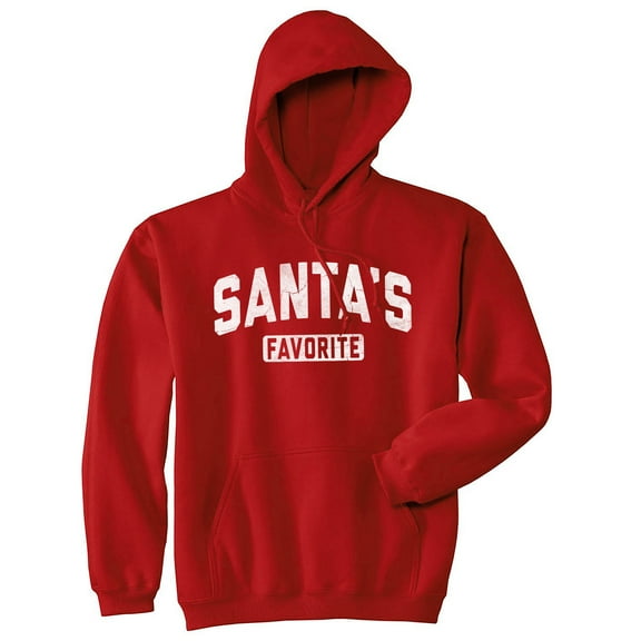 Santas Favorite Unisex Hoodie Funny Sarcastic Christmas Hooded Sweatshirt