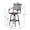 Copper Chair, variant on Cast Aluminium 35'' ROUND BAR TABLE