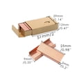 thumbnail image 2 of Colored Mini Staple Refills for Mini Stapler - Jam Free, 1000pcs/Pack (4 Packs No.10 Total), 2 of 7