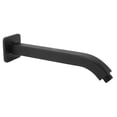thumbnail image 6 of Shower Head Arm Square Brass Wall Mounted Rustproof 10in Shower Head Extension Arm for Bathroom Black, 6 of 8