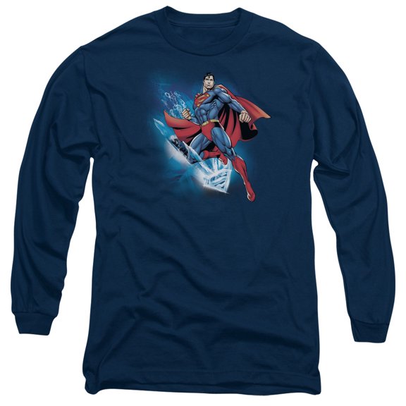 Superman - Crystallize - Long Sleeve Shirt - Medium