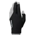thumbnail image 2 of Molinari Billiard Pool Cue Glove - for Left Hand (Right-Handed Player), Small, Black, 2 of 5