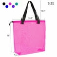 thumbnail image 2 of 5Pieces Reusable Mesh Beach Tote Bags ,Mesh Pool Bag With Drawstring For Groceries, Travel,Toys & Laundry, 2 of 7