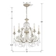 thumbnail image 5 of Crystorama Lighting - Six Light Chandelier - Chandelier - Regis - Six Light, 5 of 6