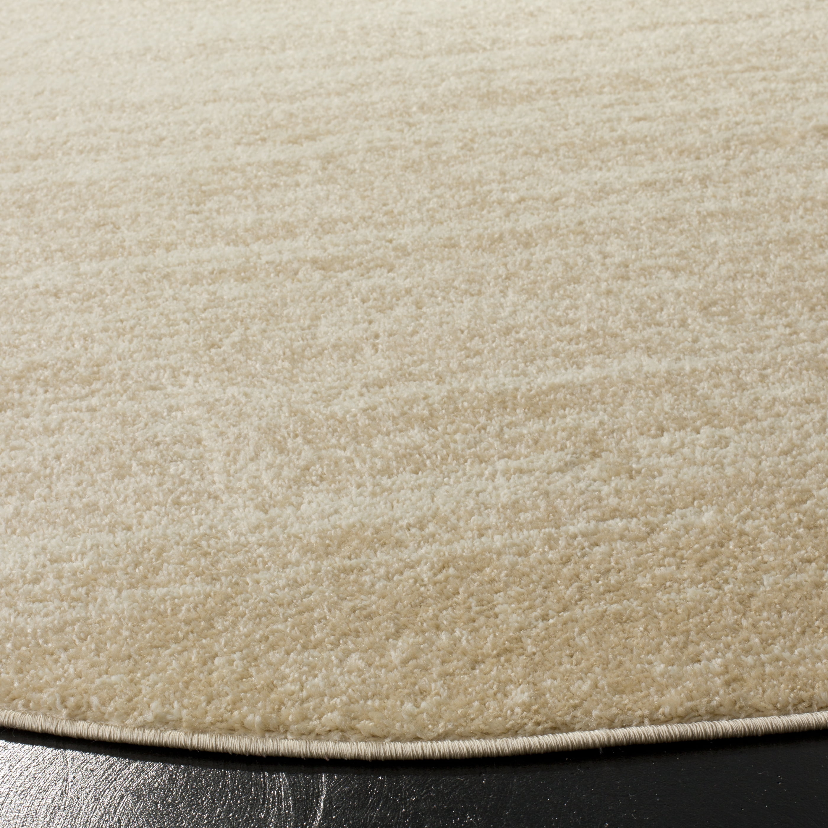 SAFAVIEH Adirondack Esmond Striped Area Rug, Champagne/Cream, 12' x 12' Round - X-Large - Modern Design, Champagne & Cream, Ideal for Living Room, Bedroom, Dining Space