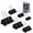 Black, variant on 150 Pcs Colored Binder Clips Assorted Sizes with a Box, Jumbo, Large, Medium, Small, Mini, Micro,6 Sizes for Office, School and Home
