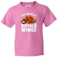 thumbnail image 3 of Inktastic Buffalo Wings Game Day Snack Youth T-Shirt, 3 of 5