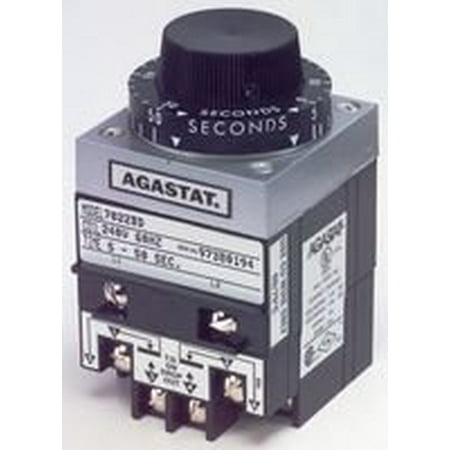 1a Dpdt Relay TE Connectivity 7012AE Relay; Electropneumatic; Timing; On Delay; DPDT; Ctrl-V 120/110AC; 20-200 sec. ()