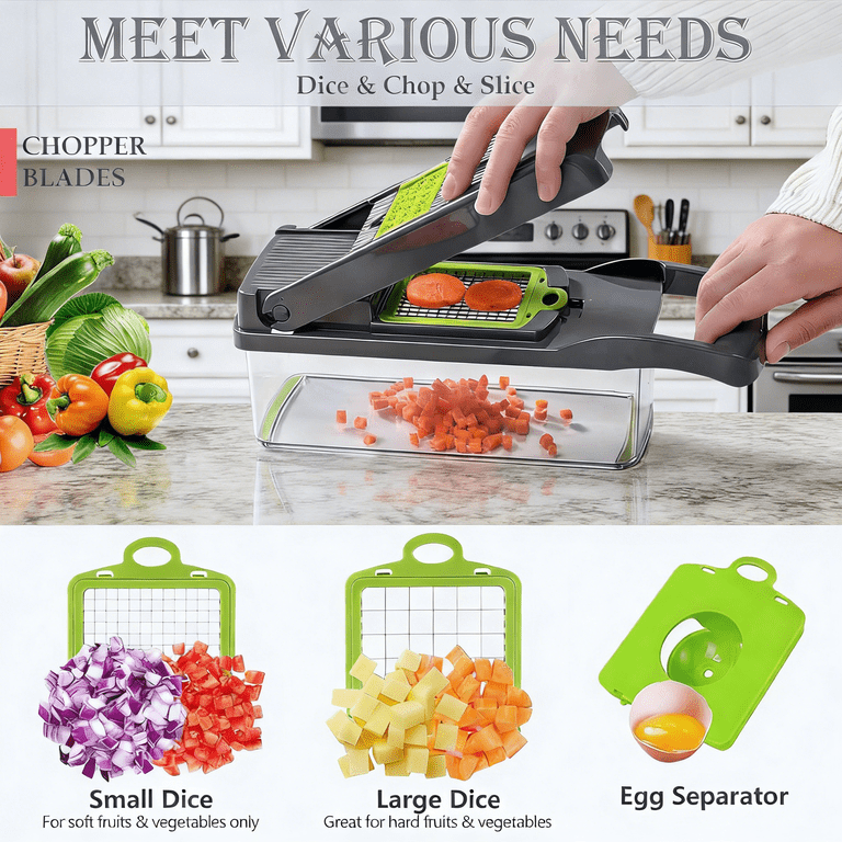 Ambler 10-in-1 Vegetable Chopper with 8 Blades photo 7