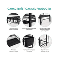 thumbnail image 4 of Escurridor De Platos De 3 Niveles Con Bandejas De Extraíbles Malubero Negro, 4 of 4