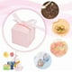 thumbnail image 4 of Paquete de 50 cajitas de regalo pequeñas, 5x5x5 cm, color rosa, ideales para fiestas. Cajas de papel kraft con tapa, perfectas para dulces o joyas. Incluyen cinta., 4 of 6