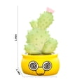 thumbnail image 3 of Xihbxyly Ofertas de Venta de Lightling Figura de Cabeza Temblorosa de Cactus, Adorno para Coche, Suministros para Coche, Decoración de Escritorio de Oficina, Regalo, 3 of 7