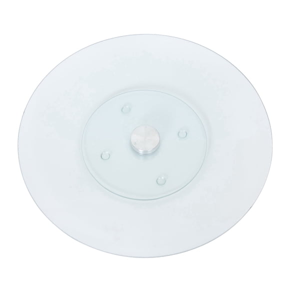 Creative Home Tempered Glass Lazy Susan Turntable Rotating Serving Plate Dinning Table Organizer