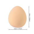 thumbnail image 6 of Diceymbol Realistic Egg Slow Rebound Stress Relief Squeeze, Soft Resilient Calming Comfort, Minimalist Design for Office & Home Daily Relaxation and Desk Decor, 2.28IN, 6 of 7
