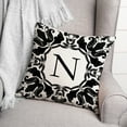 thumbnail image 3 of Creative Products N Monogram 18x18 Indoor / Outdoor Pillow, 3 of 3