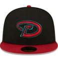 thumbnail image 2 of Men's New Era  Black/Red Arizona Diamondbacks Road Authentic Collection On-Field 59FIFTY Fitted Hat, 2 of 6