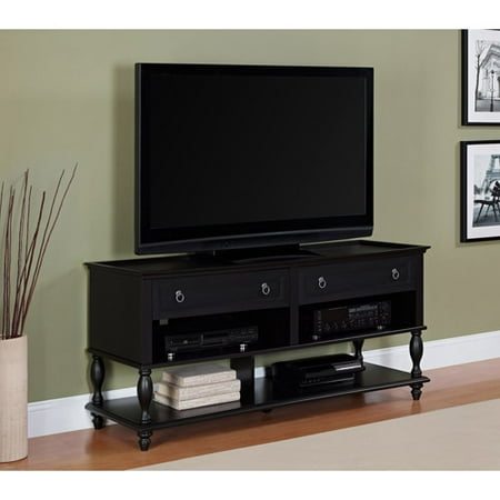 Better Homes and Gardens Bailey Lane Estate Black TV Console, for TVs up to 60"