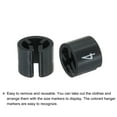 thumbnail image 4 of Clothes Hanger Marker Colored Hanger Sizer Garment Markers Tag (Number 4, Black), Pack of 100, 4 of 5