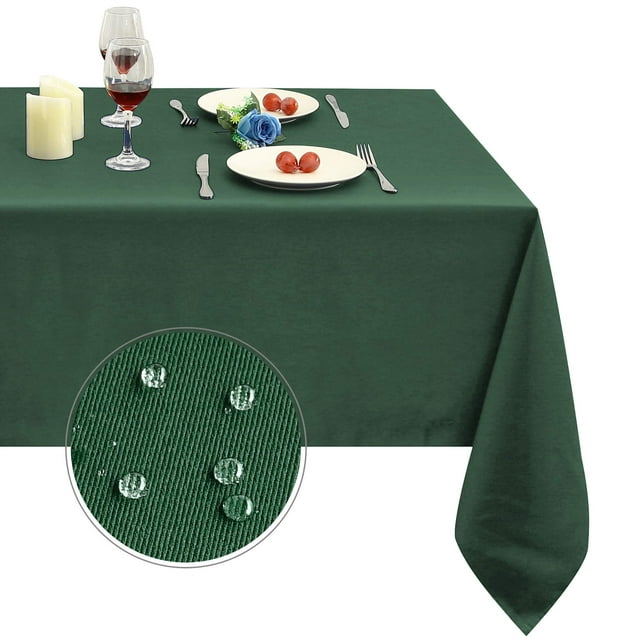 Mantel Obstal 132 x 178 cm, impermeable, color verde