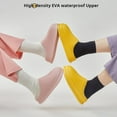 thumbnail image 5 of Yougu Women's Slippers, Waterproof Fur Lined Garden Clogs, Yellow, EU 40-41 US 9-10, 5 of 8